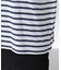 ボーダーシアーコットンTシャツ