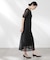 kaene／スパンコールレースドレス