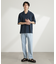 ストレッチワイドオープンカラーシャツ 半袖(セットアップ可)