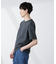 パネルボーダーTシャツ 半袖