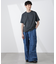 パネルボーダーTシャツ 半袖