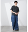 パネルボーダーTシャツ 半袖
