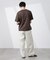 パネルボーダーTシャツ 半袖