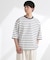 ルーズフィットワイドスリーブTシャツ 7分袖
