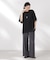 メッシュ×シフォンコンビチュニックトップス