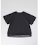 メッシュ×シフォンコンビチュニックトップス