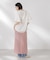 メッシュ×シフォンコンビチュニックトップス
