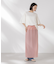 メッシュ×シフォンコンビチュニックトップス