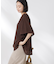 メッシュ×シフォンコンビチュニックトップス