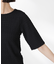 カットサッカークルーネックTシャツ