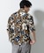 総柄プリントシャツ