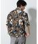 総柄プリントシャツ
