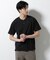ジャージーサッカーヘンリーネックTシャツ 半袖