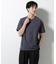 ジャージーサッカーヘンリーネックTシャツ 半袖