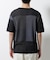 ブロックチェックニットTシャツ 半袖
