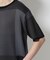 ブロックチェックニットTシャツ 半袖