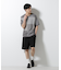 ブロックチェックニットTシャツ 半袖