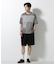 ブロックチェックニットTシャツ 半袖