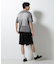 ブロックチェックニットTシャツ 半袖
