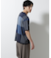 ブロックチェックニットTシャツ 半袖