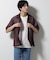 NORMANBROS別注 メッシュプリントシャツ 半袖
