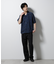 NORMANBROS別注 メッシュプリントシャツ 半袖