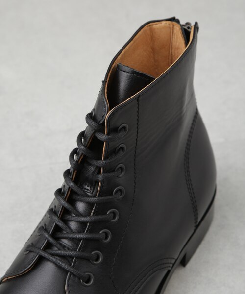 PADRONE THE STANDARD LINE／ 別注 BACK ZIP LACEUP BOOTS／ バック