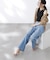 Healthy DENIM／別注 Pink Pepper Midrise ワイドデニム