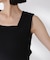 前後2wayスクエア＆クルーネックリブニットタンクトップ