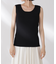 前後2wayスクエア＆クルーネックリブニットタンクトップ