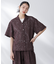 made in india カットワークジャカードシャツ(セットアップ可)