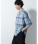 Fabric by INDIA オールドライクマドラスチェックシャツ 半袖