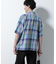 Fabric by INDIA オールドライクマドラスチェックシャツ 半袖