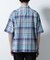 Fabric by INDIA オールドライクマドラスチェックシャツ 半袖