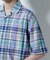 Fabric by INDIA オールドライクマドラスチェックシャツ 半袖