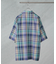 Fabric by INDIA オールドライクマドラスチェックシャツ 半袖