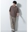 フェイクレイヤードキーネックTシャツ 半袖