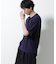 フェイクレイヤードキーネックTシャツ 半袖