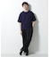 フェイクレイヤードキーネックTシャツ 半袖
