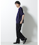 フェイクレイヤードキーネックTシャツ 半袖