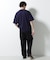 フェイクレイヤードキーネックTシャツ 半袖
