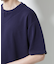 フェイクレイヤードキーネックTシャツ 半袖