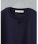 フェイクレイヤードキーネックTシャツ 半袖