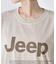 GOOD ROCK SPEED／Jeep Tシャツ ベージュ