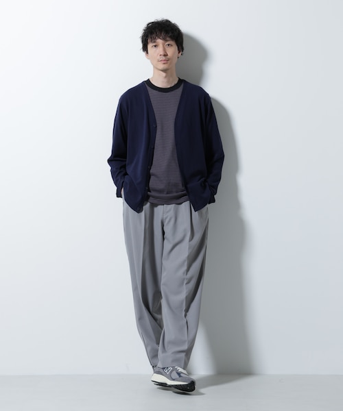 訳あり新品未使用 ナノユニバース　イージースラックス永久クリース仕様M イージー側章スラックス｜ナノ・ユニバースの通販｜&mall