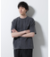 ｢A-C-Z｣2トーンピグメントTシャツ 半袖