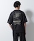 楊柳プリントTシャツ 半袖