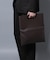 WEB限定／シンセティックレザー2WAYクラッチバッグ