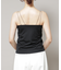 ストレッチポンチカップ付きベアトップキャミソール