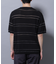 ブークレーラメボーダー ニットTシャツ